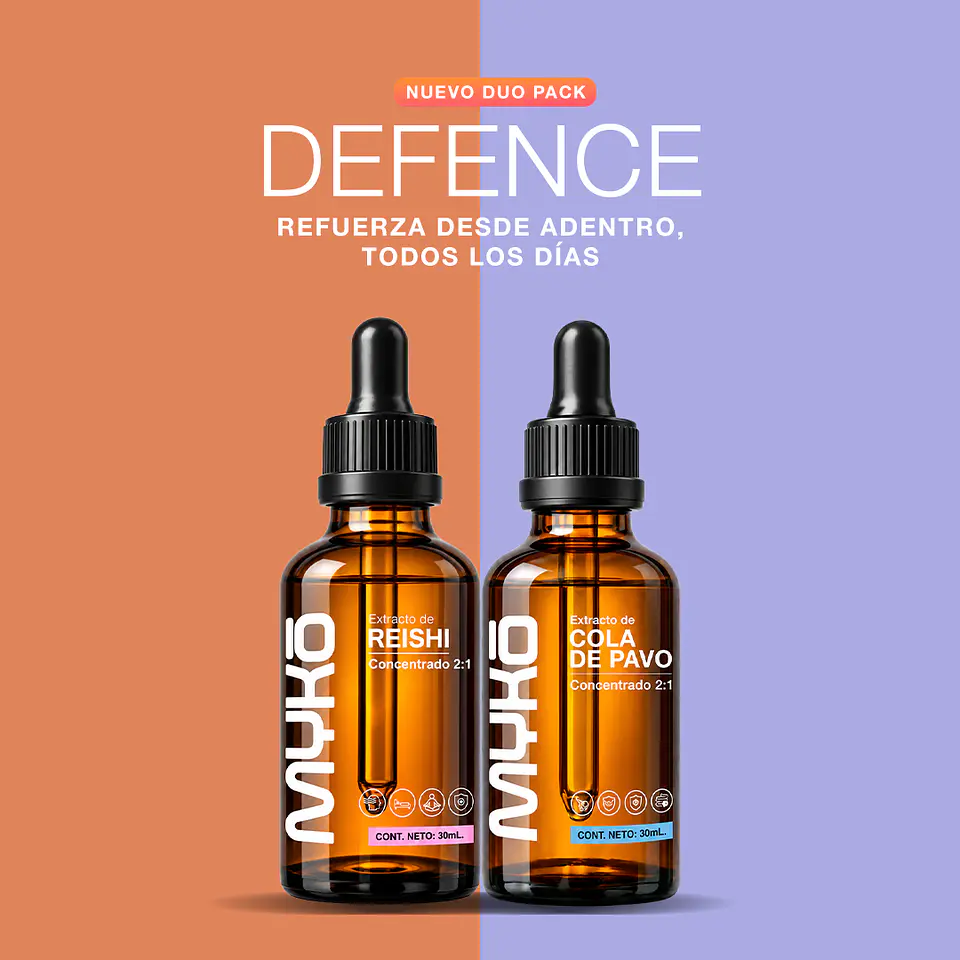 DEFENCE: Cola de Pavo + Reishi 1