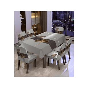 Mantel de mesa mas 6 Fundas de Sillas