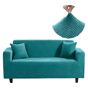 Fundas Sillon Sofa Elasticada Y Texturizadas 2 Cuerpos