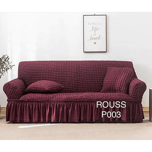 Fundas Sillón Sofá Turkas Texturizada Y Elasticadas 3 Cuerpos
