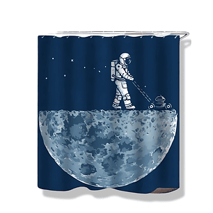 Cortina de Baño de tela mas Forro de ducha impermeable