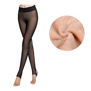 Pantys Efecto Piel Mujer Invierno Forro