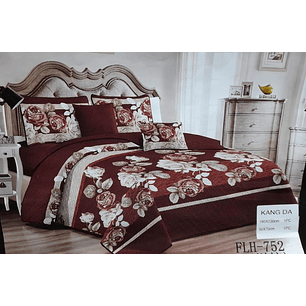 Cobertor Quilt De Verano Reversibles 1.5 Plaza