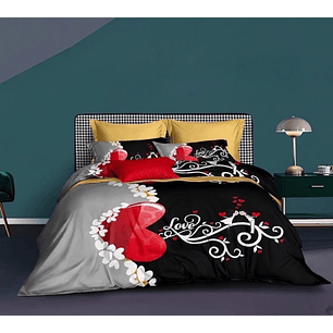 Cubrecama Quilt 2 Plaza Reversibles