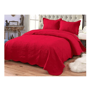 Cubrecama Quilt 1.5 Plaza Reversibles