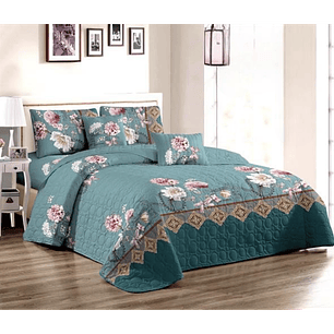 Cubrecama Quilt De Verano 1.5 Plaza