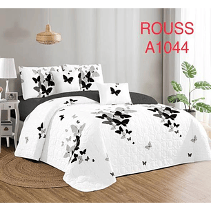 Cubrecama Quilt 1.5 Plaza Reversibles