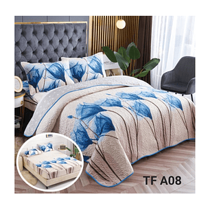 CUBRECAMAS 5 PIEZAS CON SABANAS