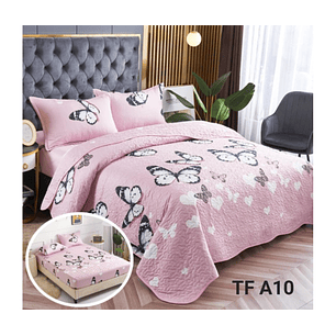 CUBRECAMAS 5 PIEZAS CON SABANAS