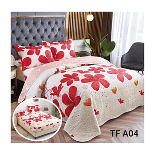 CUBRECAMAS 5 PIEZAS CON SABANAS