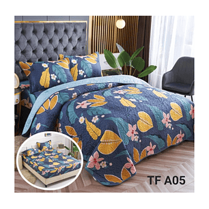 CUBRECAMAS 5 PIEZAS CON SABANAS