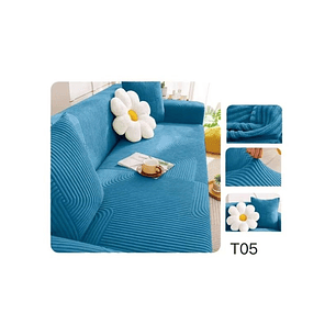 JUEGO de Fundas Sillón, Sofá texturizada y elastizadas 3+1+1