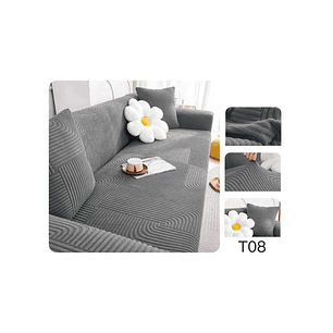 Funda de Sofá texturizada y elasticadas 2 CUERPO