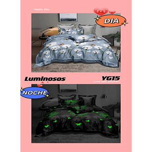 CUBRECAMA LUMINOSO TIPO QUILT DE VERANO