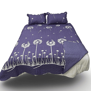 CUBRECAMA LUMINOSO TIPO QUILT DE VERANO