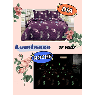 CUBRECAMA LUMINOSO TIPO QUILT DE VERANO