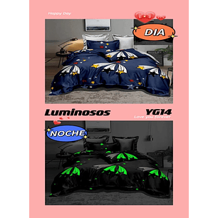 CUBRECAMA LUMINOSO TIPO QUILT DE VERANO