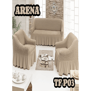 FUNDAS TURKAS 3 CUERPOS MAS 2 DE 1 CUERPO