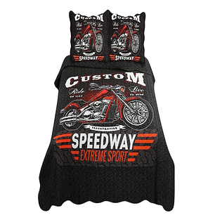 CUBRECAMAS DE VERANO QUILT 2 PLAZA