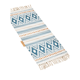 JUEGO DE 2 BAJADA DE CAMA ALFOMBRA DE LINO 60 X 130 CM