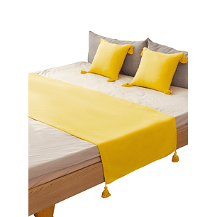 JUEGO DE PIECERA MAS FUNDAS DE LINO