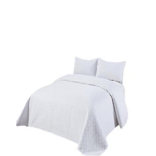 Cubrecama De Verano Con Pompones - Fresco y Elegantes 15P