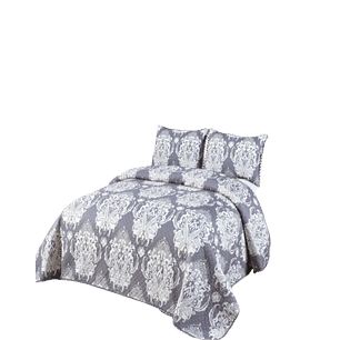 Cubrecama Ligero De Verano Con Pompones - Elegantes KING  Super King