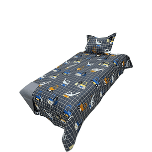 Cubrecama Quilt Ligero Primavera Verano de Niño Plaza y media