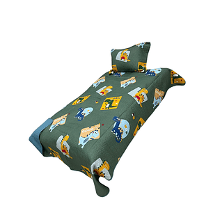 Cubrecama Quilt Ligero Primavera Verano de Niño Plaza y media