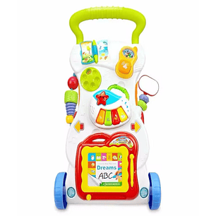 Correpasillo Andador para bebe 2 en 1 musical y didáctico