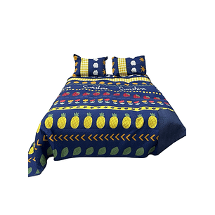 Quilt Reversible 2P - Primavera y Verano D4