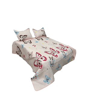 Quilt Reversible 2P - Primavera y Verano D28