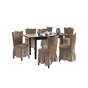 Fundas Sillas Turcas - Pack de 6 Unds T8