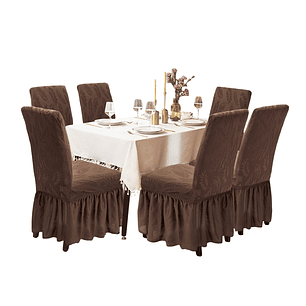 Fundas Sillas Turcas Diseñadas - Pack 6 D3