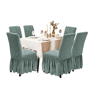 Fundas Sillas Turcas Diseñadas - Pack 6 D7