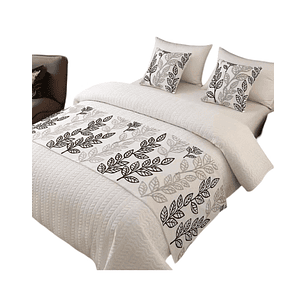 Piecera Bordada para Cama - Sin Fundas de Cojín D6