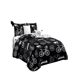 Cubrecama Quilt Diseño 2 Plazas - Primavera Verano C4