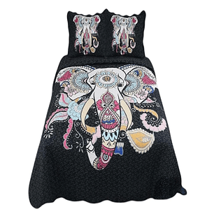 Cubrecama Quilt Diseño 2 Plazas - Primavera Verano C5