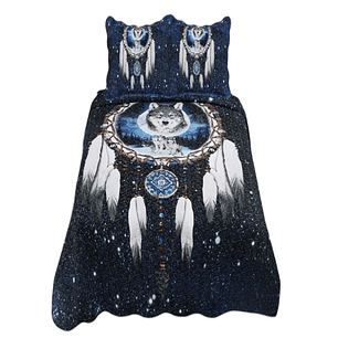 Cubrecama Quilt Diseño 2 Plazas - Primavera Verano C9