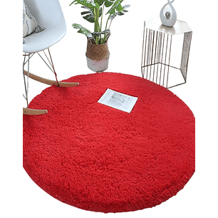 Alfombra Redonda Peluda 150 cm - Pelo Largo C9