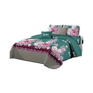 Quilt Reversible de Verano - Diseño Fresco D11