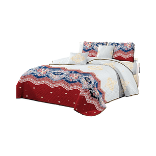 Quilt Reversible de Verano - Diseño Fresco D16