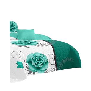 Cubrecama Quilt King para Verano y Primavera C1