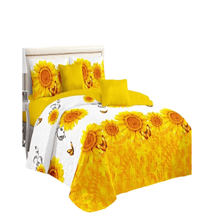 Cubrecama Quilt King para Verano y Primavera C3