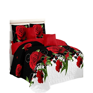 Cubrecama Quilt King para Verano y Primavera C4