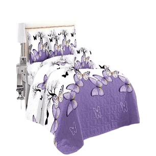 Cubrecama Quilt King para Verano y Primavera C16