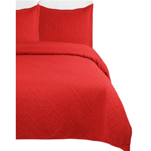 Cubrecama Quilt Unicolor Plaza y Media Verano E4