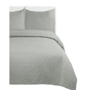 Cubrecama Quilt Unicolor Verano Dos Plazas Ligero E2