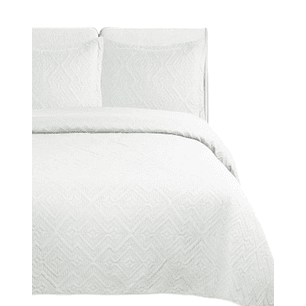 Cubrecama Quilt Unicolor Verano Dos Plazas Ligero E3