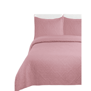 Cubrecama Quilt Unicolor Verano Dos Plazas Ligero E7